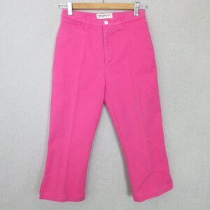 Cheryl Nash Windridge Pants Womens 6 Pink Capri Cropped Stretch Cotton Blend